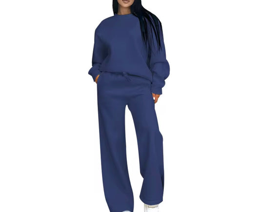Crew neck pants set