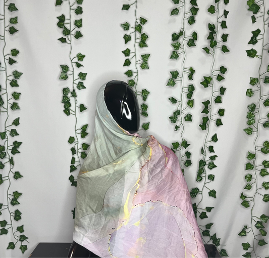Cotton candy hijab